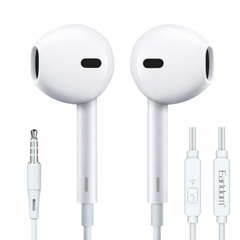 Earldom ET E43 Wired Stereo Earphone With Mic 3.5 Jack